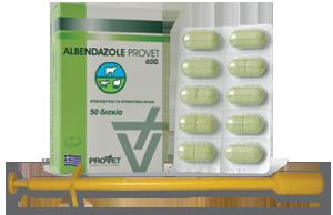 Albendazole Tabs 600 mg, 50 tabs