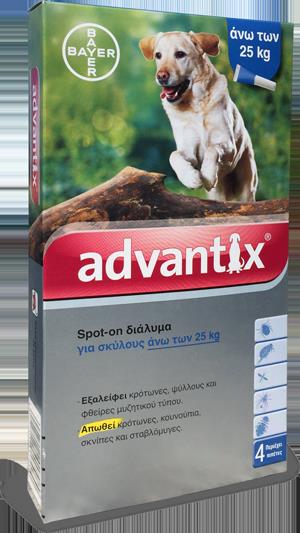 Advantix Spot On >25 kg, 4 x 4 ml