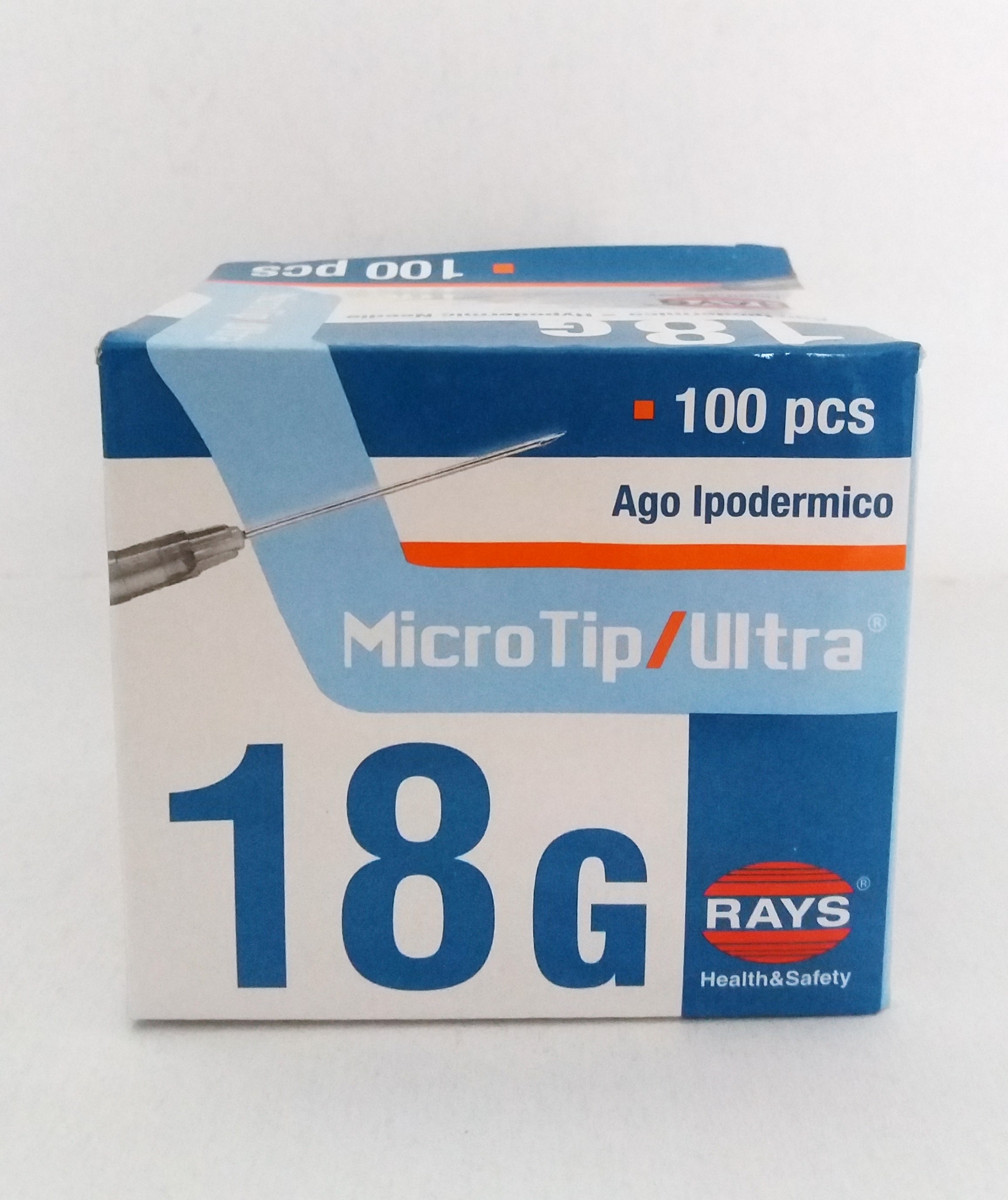 Hypodermic needles ΜicroTip/Ultra 18G x 1"
