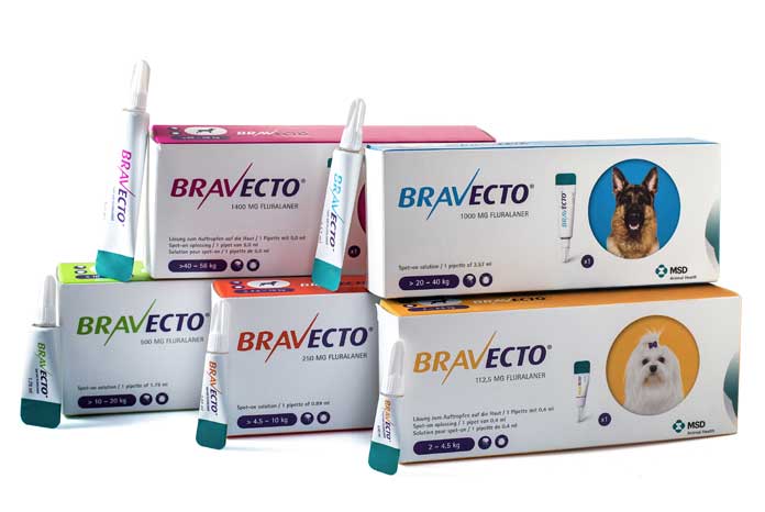 Bravecto Spot-on dog 500 mg 10-20 kg, 1 pipette