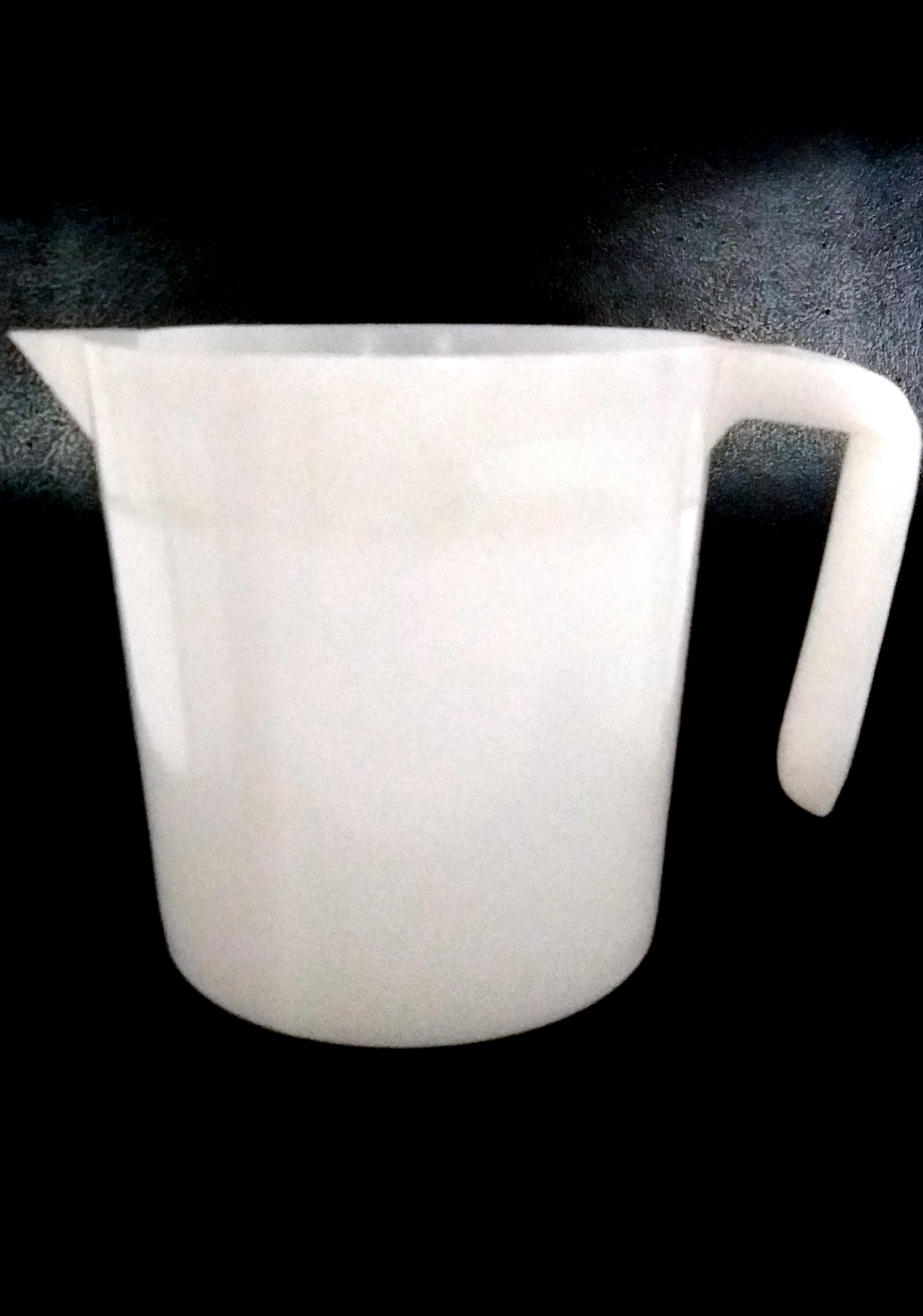 Milk jug, plastic
