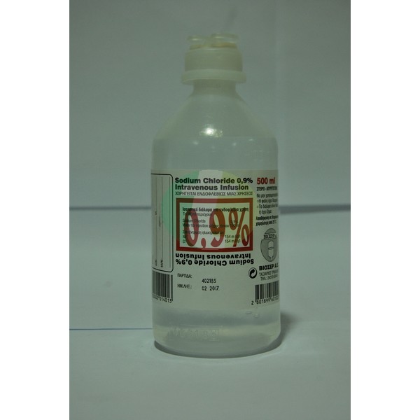 Sodium chloride Inj. 0.9%, 500 ml