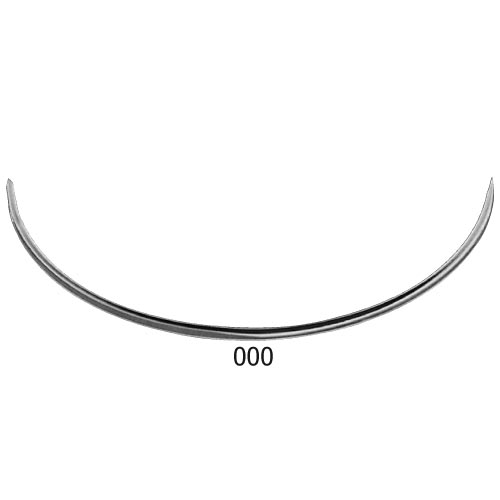 Suture needles, round, 1/2 circle, 1.8 x 102 mm