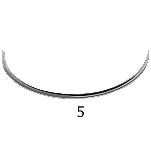 Suture needles, round, 1/2 circle, 1.2 x 58 mm