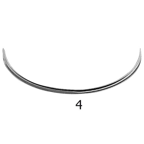 Suture needles, round, 1/2 circle, 1.3 x 63 mm