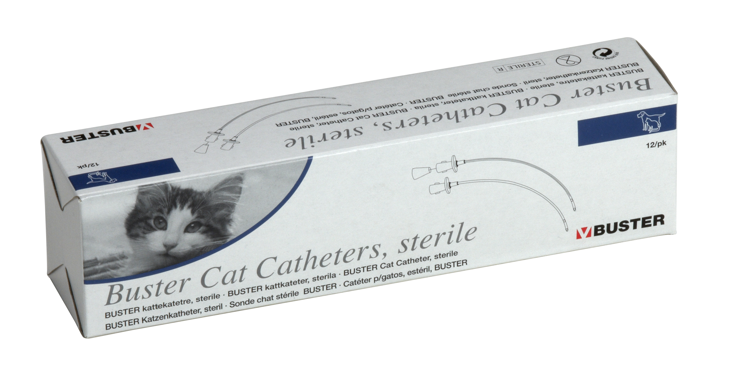 BUSTER cat catheter w/stylet sterile, 1.0x130 mm