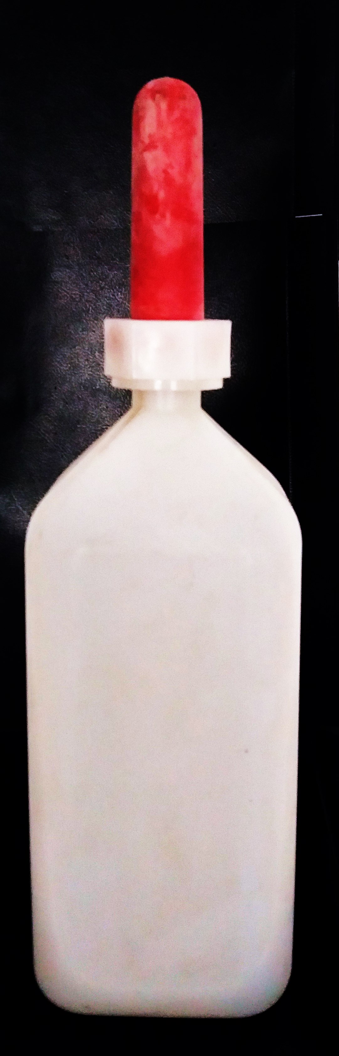 Milk bottle for lamps, 2 lt