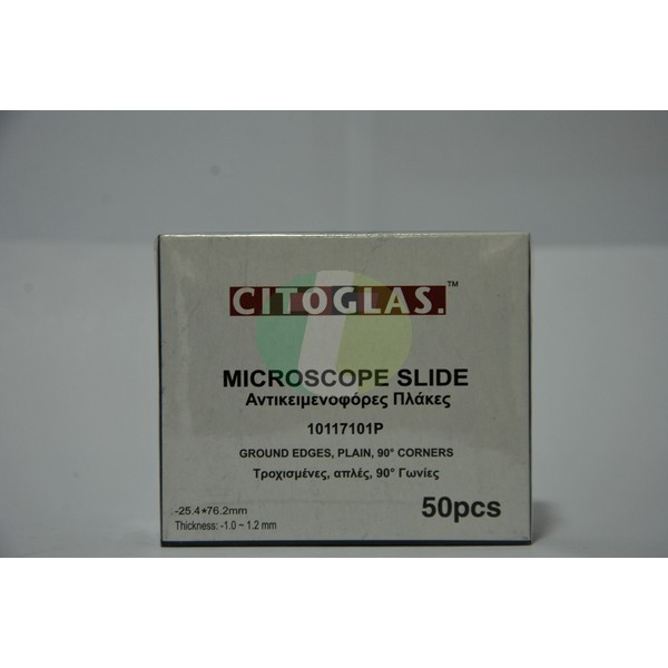 Microscope slides Citoglass grounded, 25.4 x 76.2 mm