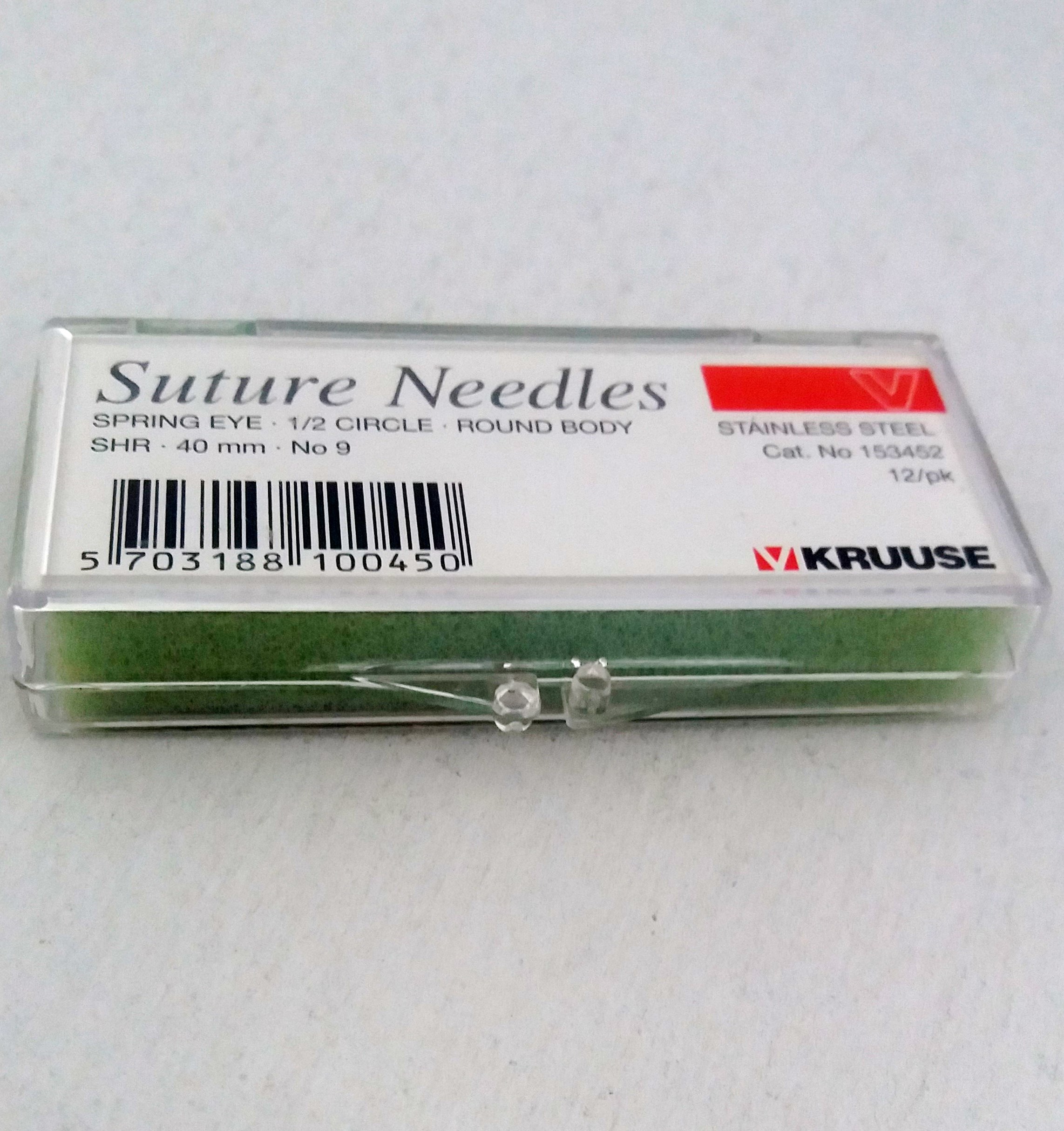KRUUSE suture needles, SHR 40 mm, No 9