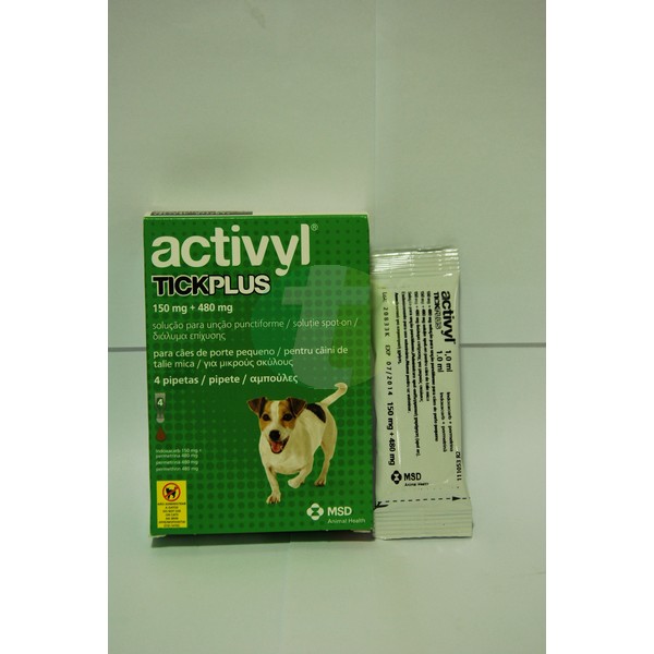 Activyl Tick Plus Small Dog 5-10 kg, 4 pipettes