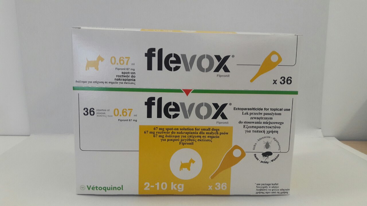 Flevox Dog Small, 3 pipettes