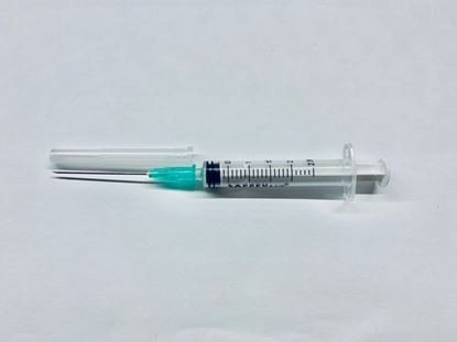 Disposable syringes 2.4 ml Safety, needle 23G x 1"