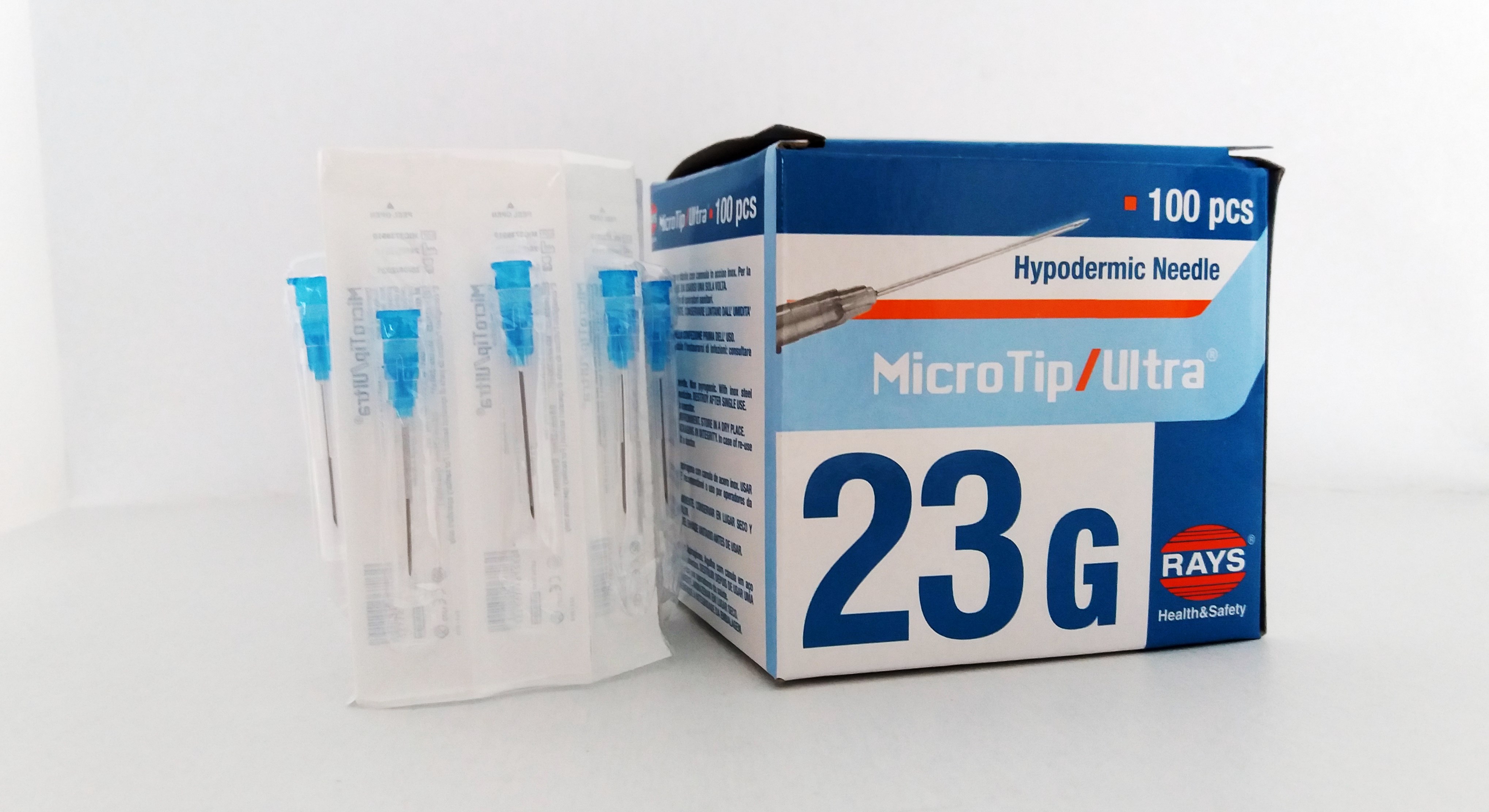 Disposable hypodermic needles MicroTip/Ultra 23G x 1"