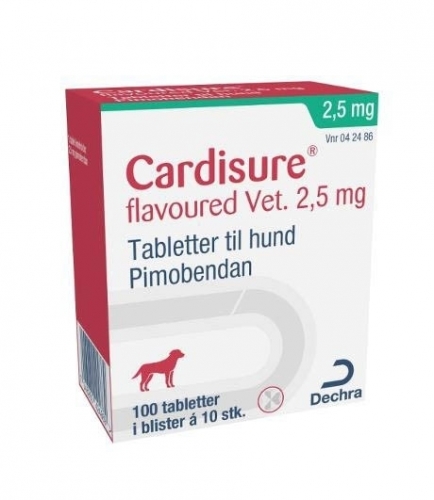 Cardisure 2.5 mg, 100 tabs