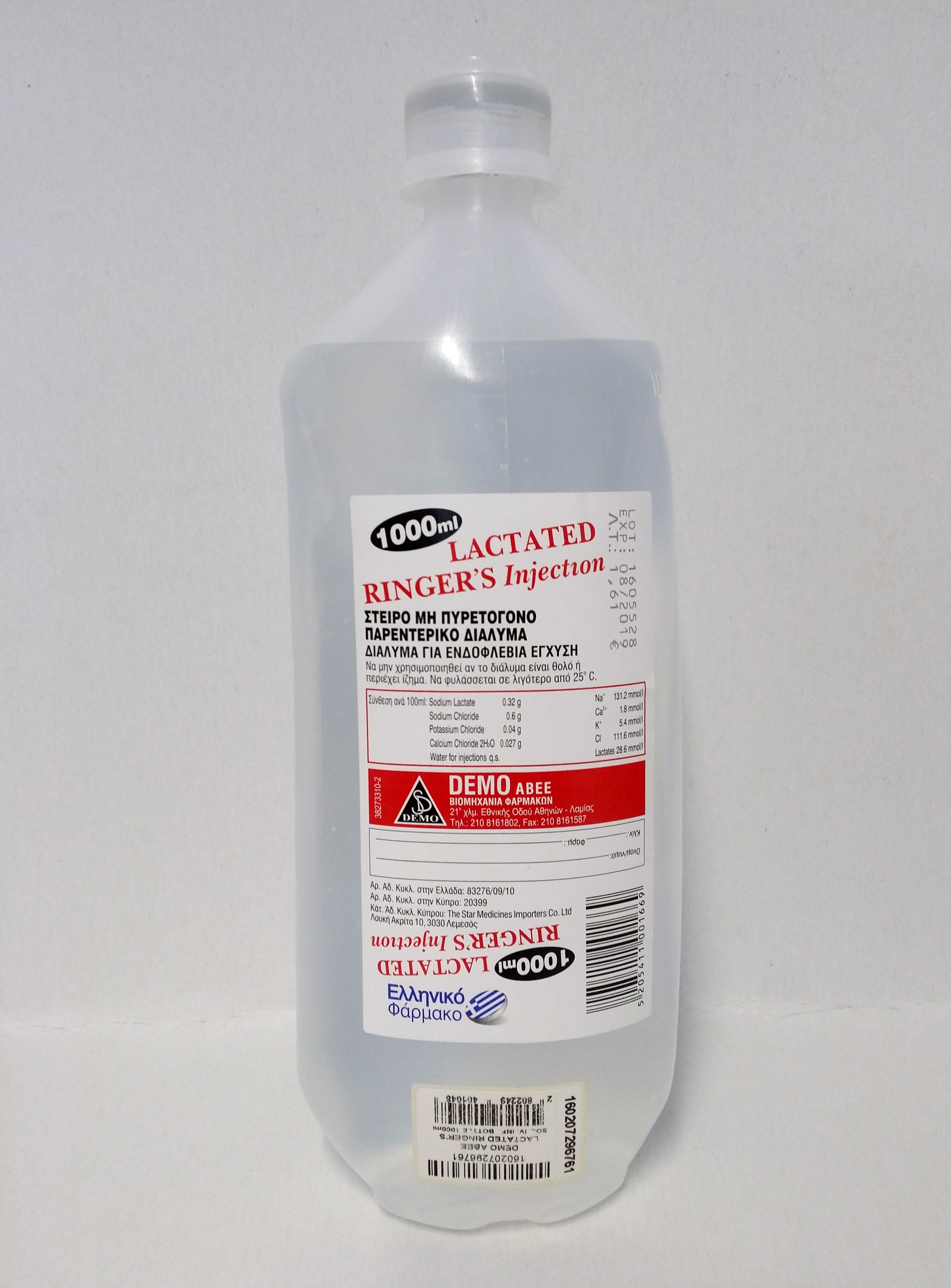 Lactated ringers, 1000 ml