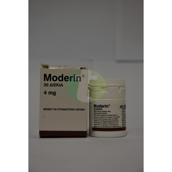 Moderin 4 mg, 30 tabs