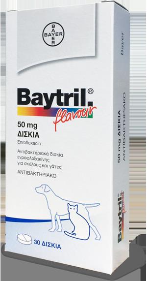 Baytril Flavour Tabs 50 mg, 30 tabs