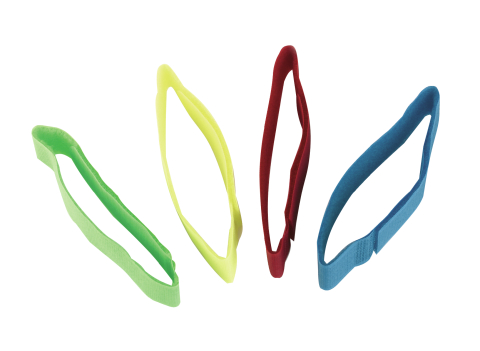 Legbands mixed colors, 36 cm