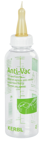 Μπιμπερό αμνοεριφίων Anti-Vac με θήλαστρο, 0.5 lt