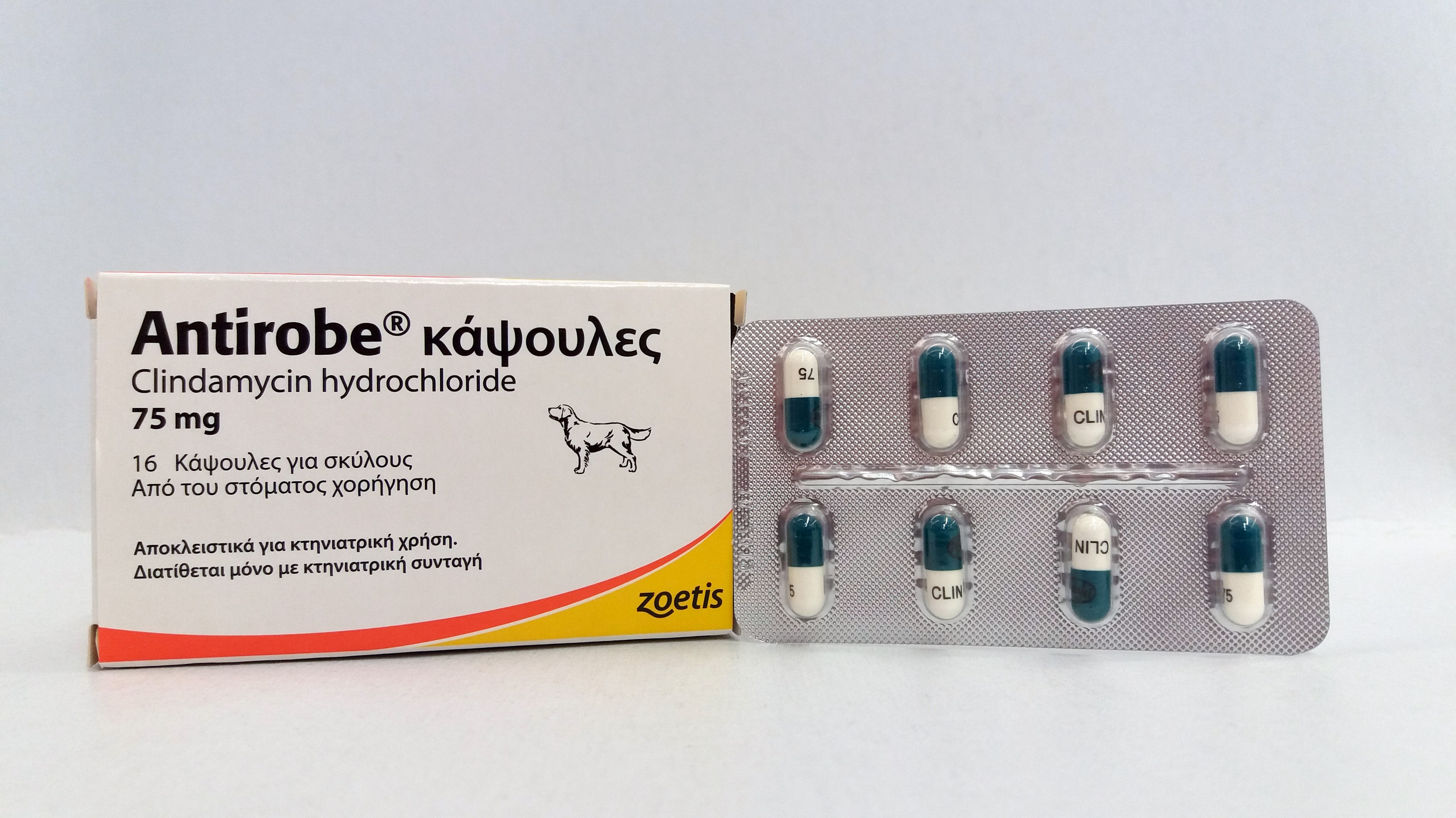 Antirobe 75 mg, 16 tabs