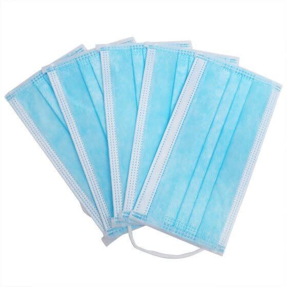 Disposable surgical mask 3ply with elastic loop, EN14683