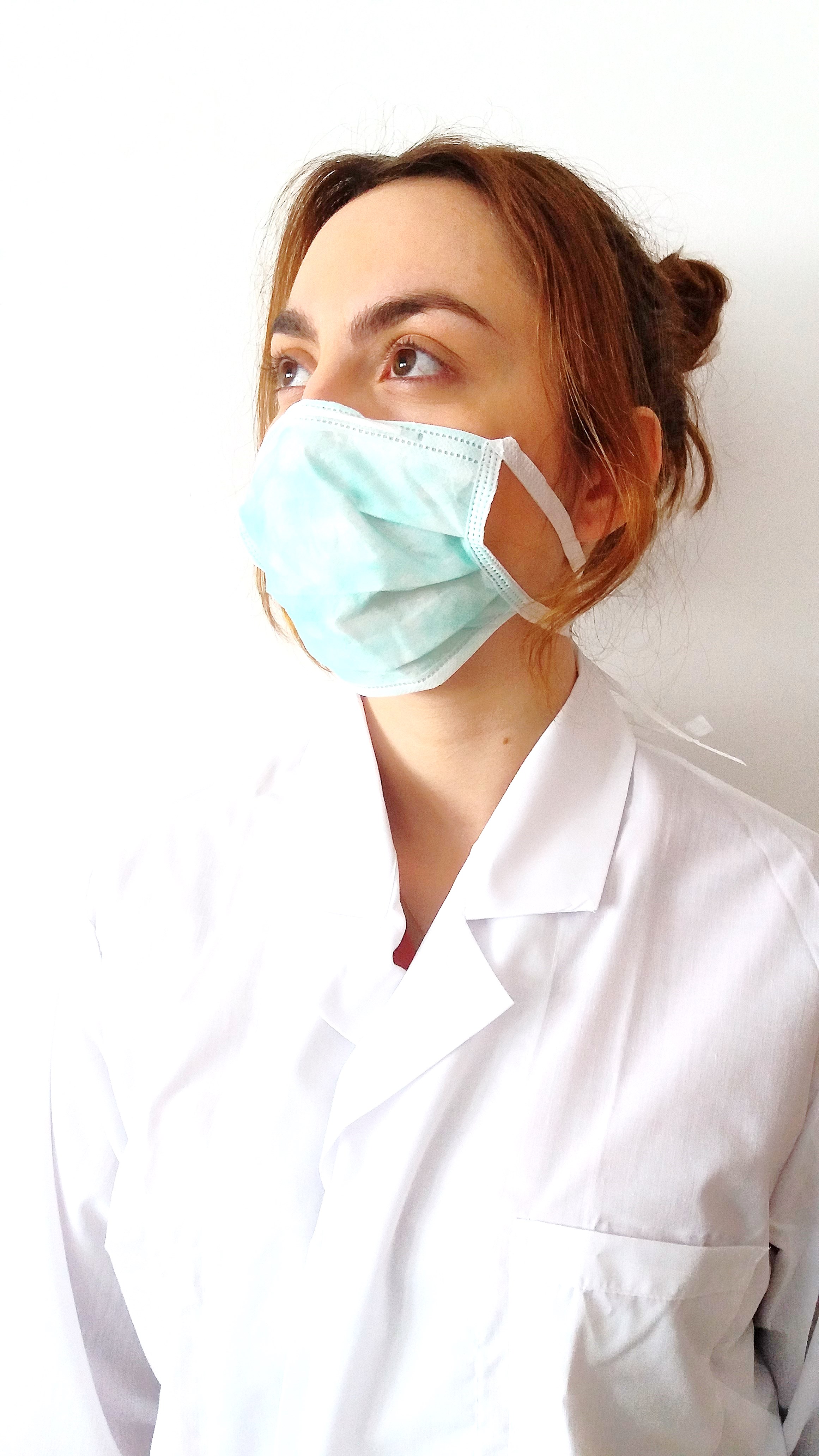 Disposable surgical mask 3ply tie-on, EN14683