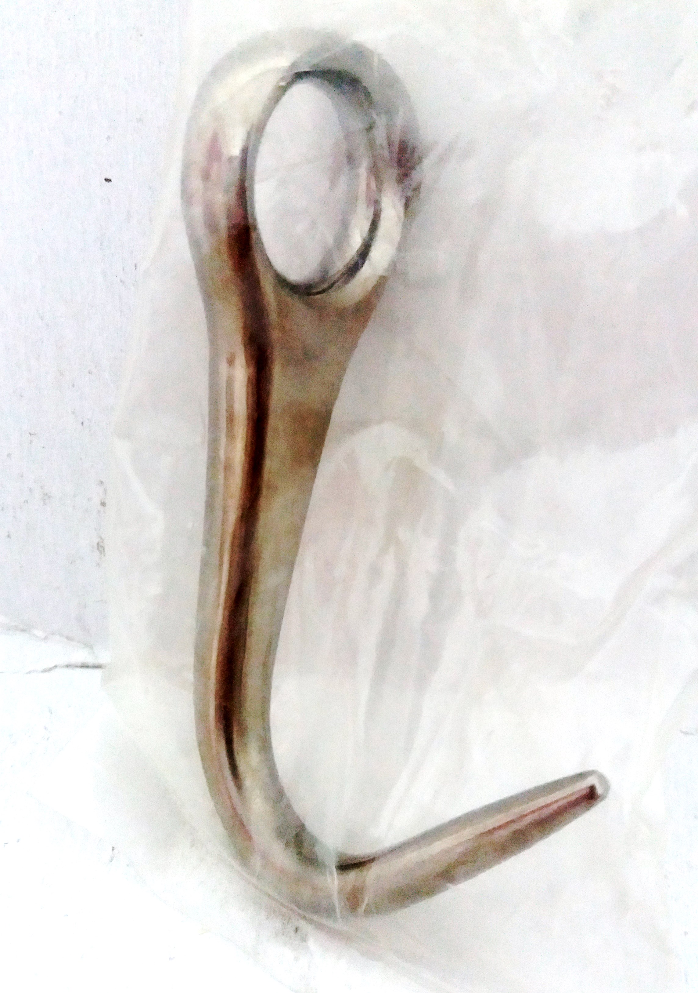 Άγκιστρο οφθαλμικό αμβλύ, 8 cm