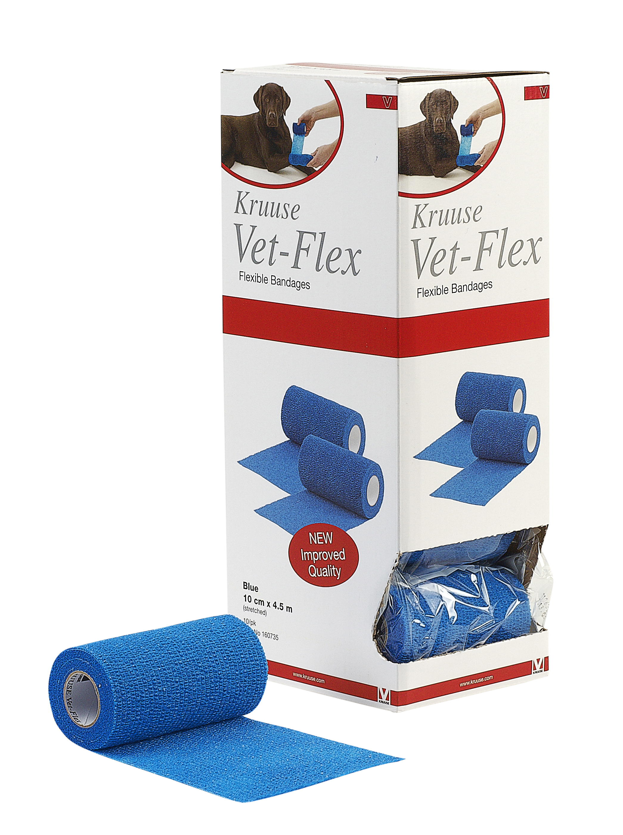 Vet-Flex 10 cm x 4.5 m, μπλε