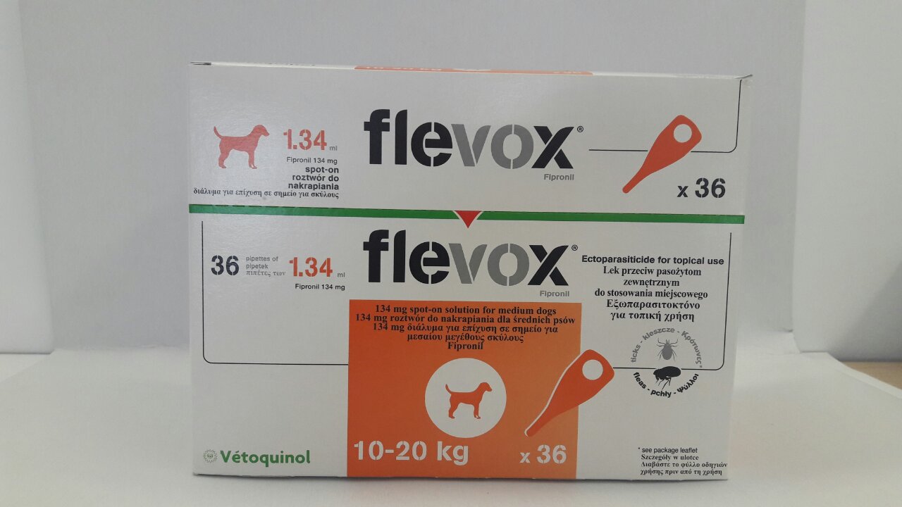 Flevox Dog Medium, 3 pipettes