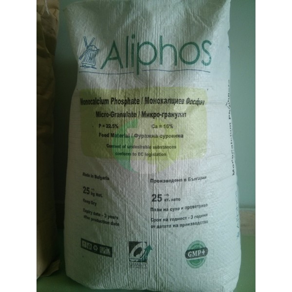 Φωσφορικό μονοασβέστιο Aliphos, 25 kg